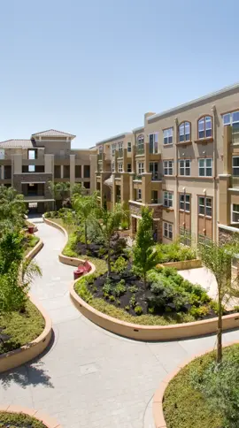 a group of flats